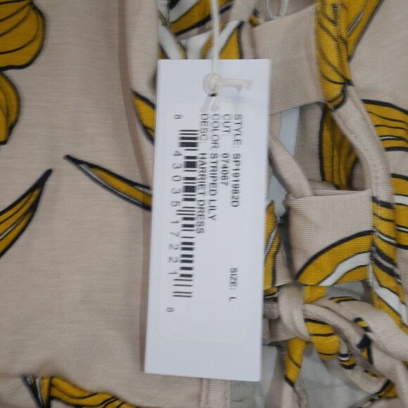 NEW Rachel Pally Striped Lily Harriet Women's Large Maxi Dress Lace Up Bust - Picture 4 of 8